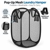 Foldable Laundry Basket for Dirty Clothes – Space-Saving Mesh Hamper
