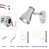 THALASSA 3W RV Stepless Dimmable Reading Light for Boat 12V