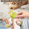 Portable Lint Roller Reusable, 3 Washable Gel Lint Roller Balls,