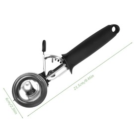 Ice Cream Scoop, Stainless Steel Cookie Scoop, Cookie Scoops for Baking, 2 Tbsp/ 30 ml/ 1 oz Cookie Dough Scoop, Ice Cream Scooper, Cookie Scooper for Baking, Cupcake Scoop
