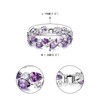 EVER FAITH Gorgeous Cubic Zirconia Birthstone Elegant Dual Layer Tear