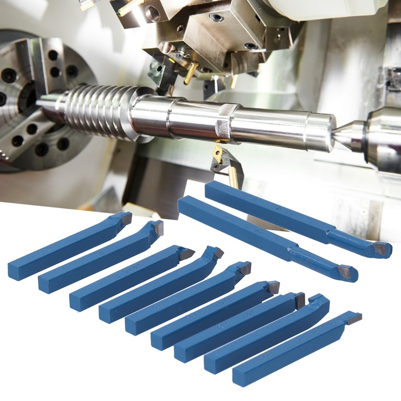 11Pcs Carbide Lathe Tool Set DIN Standard Turning Tools Replacement