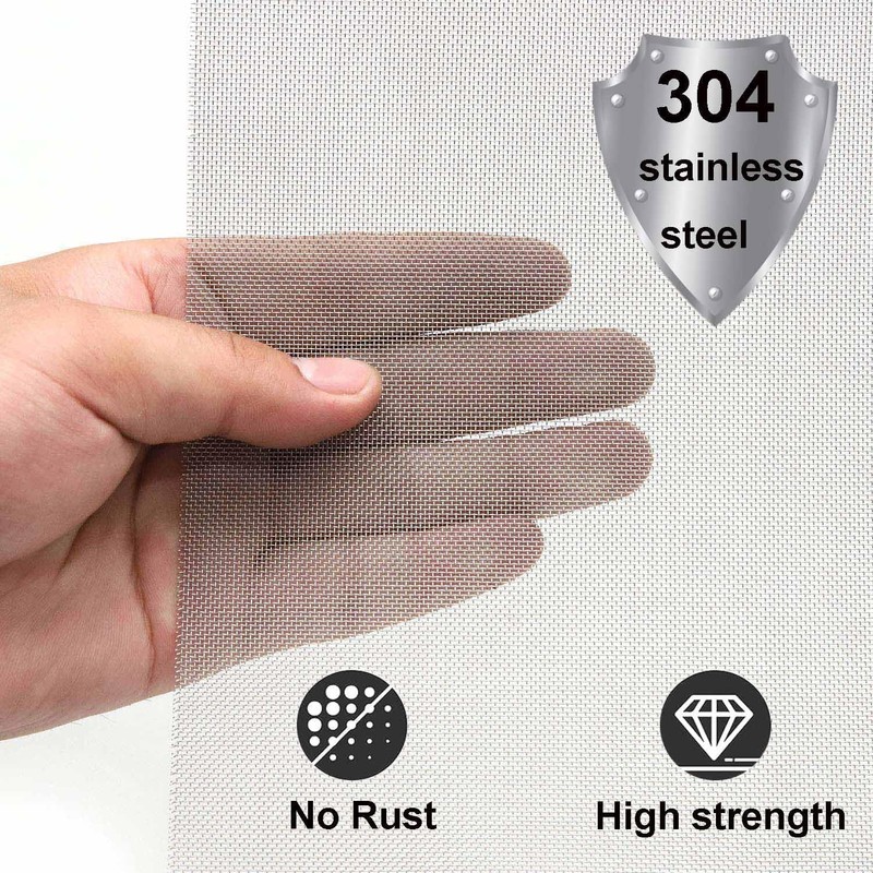 304 Stainless Steel Mesh Screen 20 Mesh Woven Wire Screen