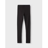 NAME IT Girls' Basic Leggings Organic Cotton Black 140