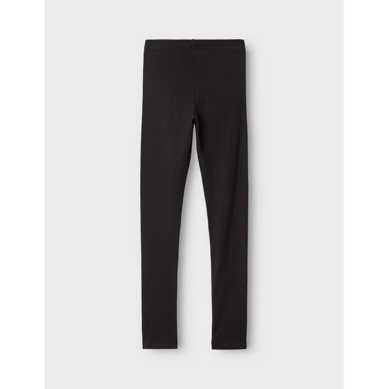 NAME IT Girls' Basic Leggings Organic Cotton Black 140