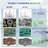 DK SONIC Ultrasonic Cleaner,3L 120W Ultrasonic Jewelry Cleaner with Heater&