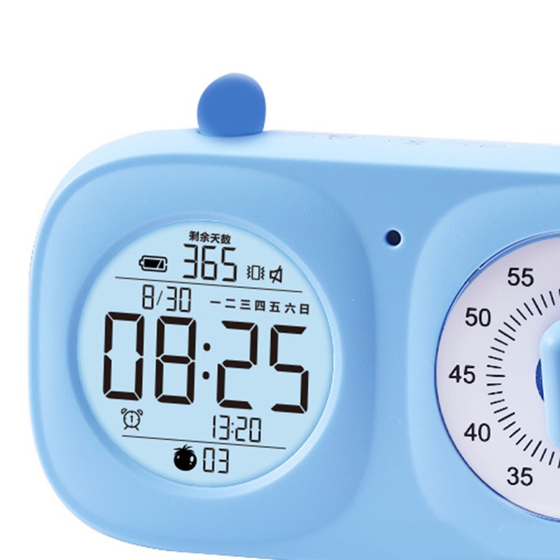 Dual Screen Visual Timer Multi Function Timing Countdown Clock Electronic