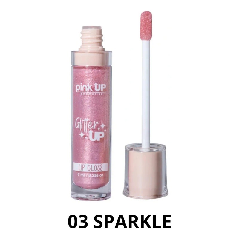 Lip Gloss Pink Up Glitter Up Brillo Hidratante Kit 6pzs