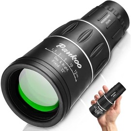 Pankoo 16 x 52 Adult Monocular Telescope, 2024 Power Prism, Compact Monocular for Adults and Kids, HD Monocular for Gifts, Outdoor Activities, Bird Watching, Hiking, Concert, Travel