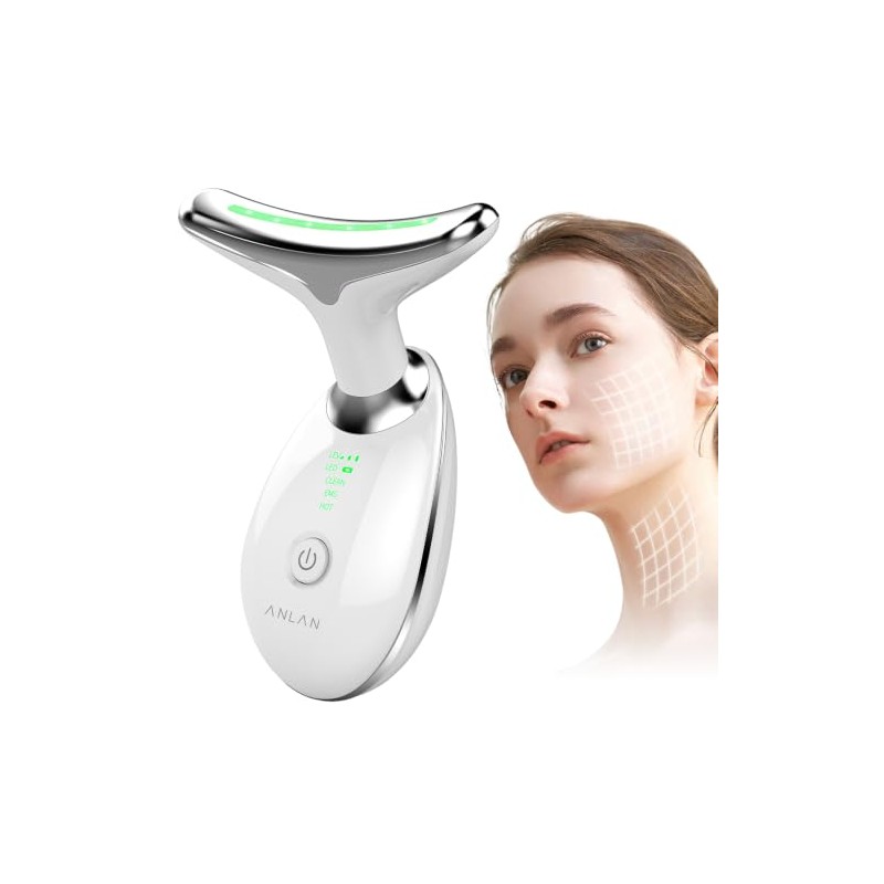 ANLAN Face Massager, Anti-Wrinkle Face Device with 3 Modes 45°C