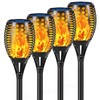 Aityvert Solar Torch Lights, 43" Flickering Flames Outdoor Waterproof Landscape