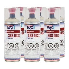 SprayMax 3680032 2K Epoxy Rust Cure Primer Beige 12.7 oz (6 Pack)
