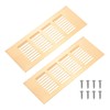 2-Pack Door Vents for Interior Doors, 8 x 3 Inch/