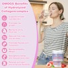 OMOGS Hydrolyzed Collagen Peptide Powder with Prebiotics, Vitamin C &