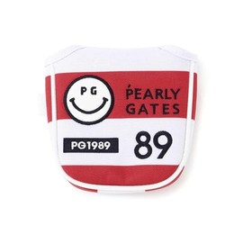 [Parly Gates] Putter Cover [Border Series] (for mallet type, magnetic) / Golf PT / 053-5184504 101_Red FR