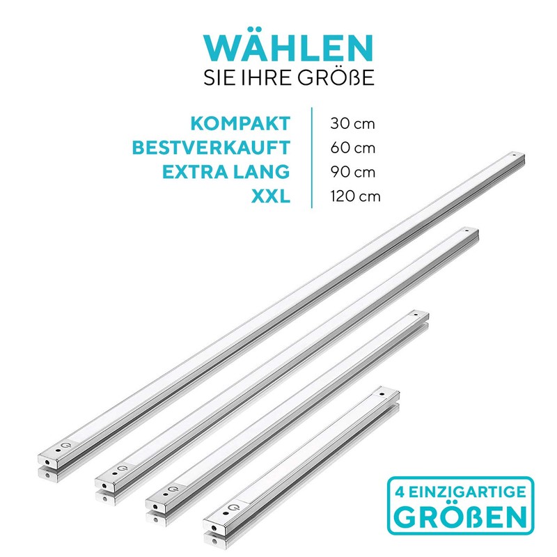 Set of 2 - 30 cm LED under unit light