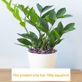 Aquarium Gravel Fish Tank Rocks Pebbles Small,Irregular Sea Glass Pebbles Stones for Fish Turtle Tank/Air Plants Decoration(Purple)