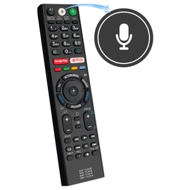 ALLIMITY Voice Replace Remote Control fit for Sony Bravia OLEd RMF-TX200E RMF-TX201E RMF-TX300E KD-77A1 KD-75ZF9 KD-75ZD9 KD-65ZD9 KD-65AF9 KD-65A1 KD-55AF9 KD-55AF8 KD-55A1 KD-100ZD9 FWD-65A1