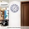 Indoor Outdoor Thermometer Large Wall Thermometer-Hygrometer Waterproof Does not Require
