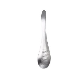 Spoon Shape Stainless Steel Garlic Ginger Fruits Root Vegetable Grater Grinder Spoon for Kitchen