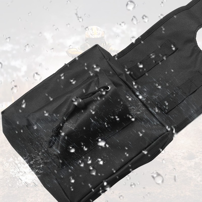 QUARKZMAN ATV Tank Saddle Storage Bag Phone Bag with Zip