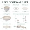 8 PCS Kitchen Cookware Set Pots and Pans Sets Non
