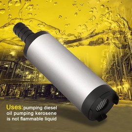 KooingTech 12v Water Pump, 8500r/M Kerosene Pump, 200gph Submersible Pump Suitable for Transporting Water Kerosene Cabin Drainage and Swimming Pool Drainage