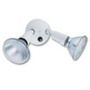 Lithonia Lighting Adjustable Dusk Dawn Security Light, Twin Par Outdoor