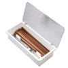 JMYDecor Food Storage Box Cutlery Utensil Storage Box with Lid