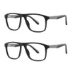 Large Blue Light Blocking Reading Glasses Readers for Men Low