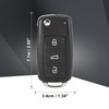 X AUTOHAUX 434MHz 5K0837202AD Keyless Entry Remote Key Fob for