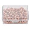 200Pcs Round Ball Plastic Rose Gold Drawing Pins Rose Gold