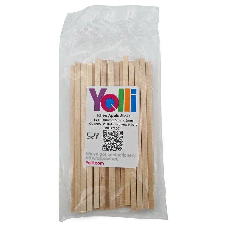 Toffee Apple Sticks - 140mm x 5mm x 5mm -