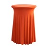 iEventStar 24 inches 24" Highboy Cocktail Round Stretch Spandex Table
