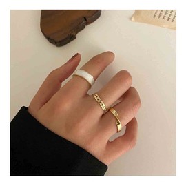 Yheakne Boho Rings Set, Stacking Gold Rings Set, Minimalist Ankle Rings, Multiple Midi Finger Rings, Modern Joint Rings for Women and Teen Girls