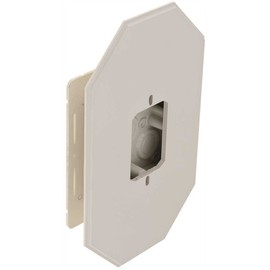 Arlington 8081FDBL Plastic Vertical Mount All Siding Box Kit with Flange 6.65 Inch x 1.04 Inch x 10.5 Inch