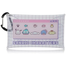 Sanrio Sanrio0055 Clear Multi Case, Small Size, with Carabiner, Small Items, Coin Purse, Smart Key, Car, Bicycle, Key, Key Case, Earphone Case, Airpods Case, Bag Accessories, Pouch, For Work or School