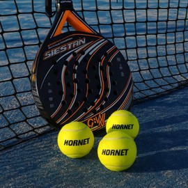 Pelotas de Padel Tenis - Pro Hornet Padel - Presurizadas - Rapidez, Rebote Preciso, Intensidad - Control y Balance - Alto Rendimiento en Torneos y Entrenamientos (4 Botes, 12 Pelotas)