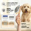 YOYUPETA 5-Piece Dog Grooming Kit, Large Long Pin Dog Slicker