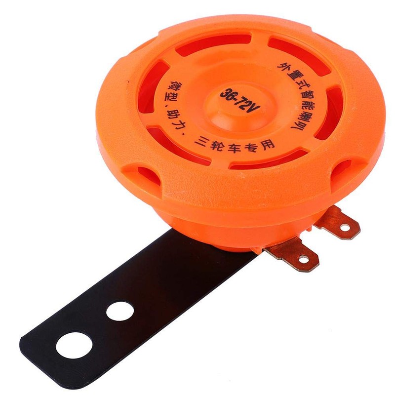 Electronic Horn, 36V/48V/60V/72V Electric Bike Ring Waterproof Smart Cycling Bell