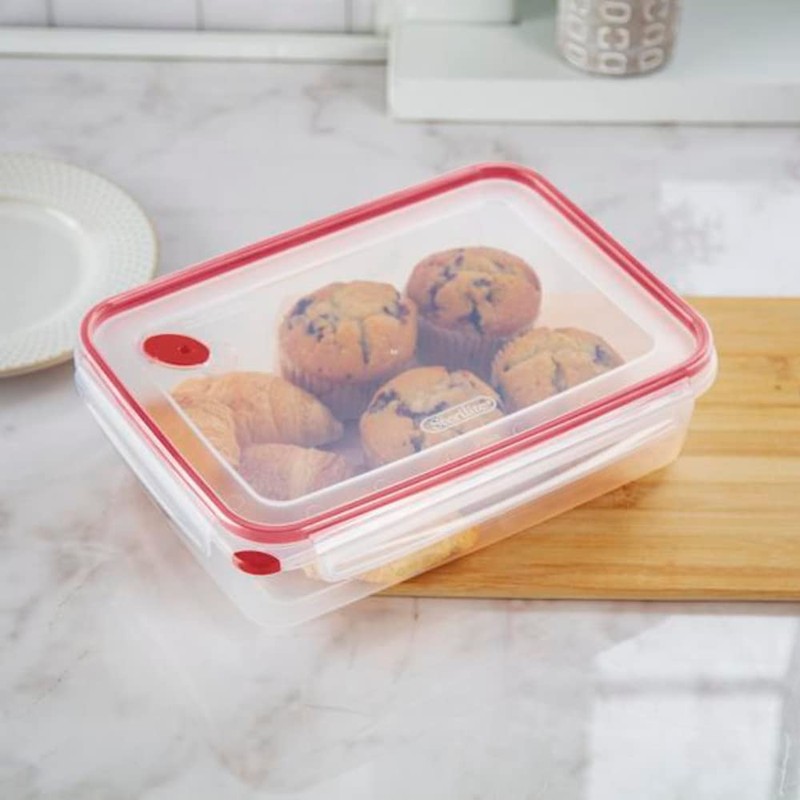 Sterilite Food Storage Container Ultra-Seal Clear Rectangular 16 Cup, Rocket