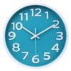 Crosstime Turquoise Wall Clock 30 cm, Children's Wall Clock Without