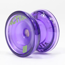 C3yoyodesign Action Yo-Yo - Plastic Fingerspin YoYo - Translucent Purple