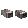 2pcs Organizador Ropa 47x28x20cm Plegable Armario Closet