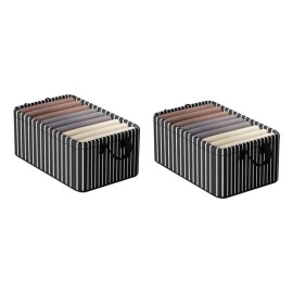 2pcs Organizador Ropa 47x28x20cm Plegable Armario Closet