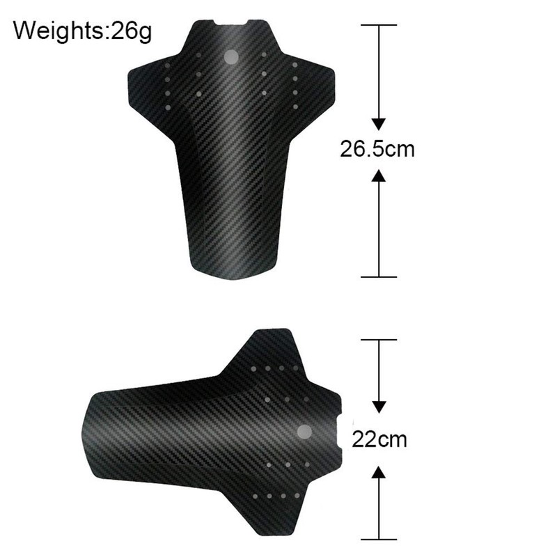 ysister MTB Fender, Downhill Mudguards, 2 Pieces Front and Rear