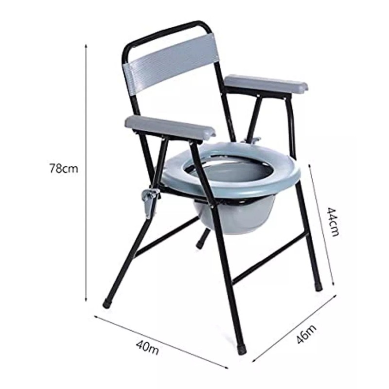 Carré Silla De Baño Campamento Wc Plegable Portatil Caceria Pesca