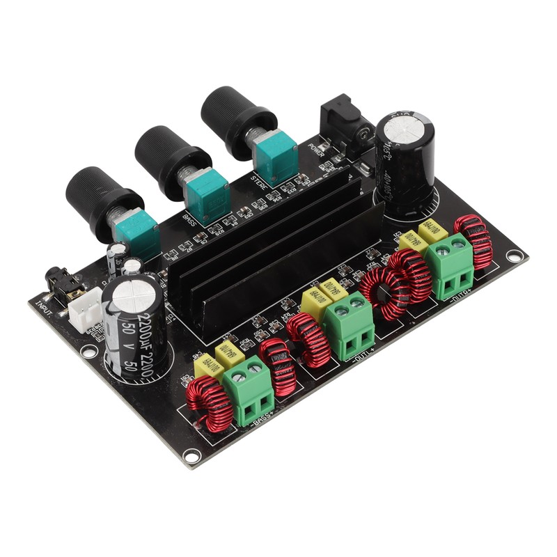 Digital Power Amplifier Board 80W+80W+100W 2.1 Channel Power Amplifier Board