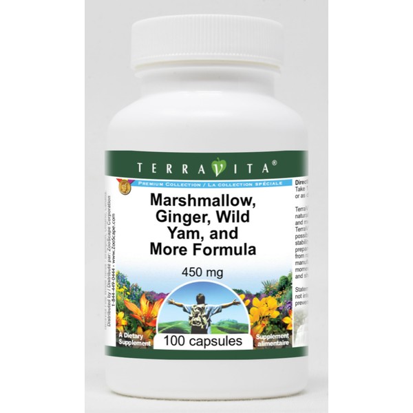 Marshmallow, Ginger, Wild Yam, and More Formula - 450 mg