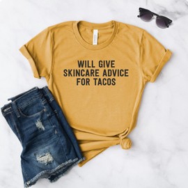 Esthetician Shirt - Skincare Shirt - Esthetician Gifts - Will Give Skincare Advice -Skincare Dealer - Skincare Shirts - Softstyle Unisex Tee